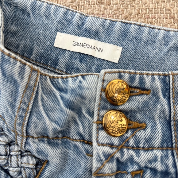 Zimmerman Lucky Cropped Flare Jeans - Picture 6 of 7